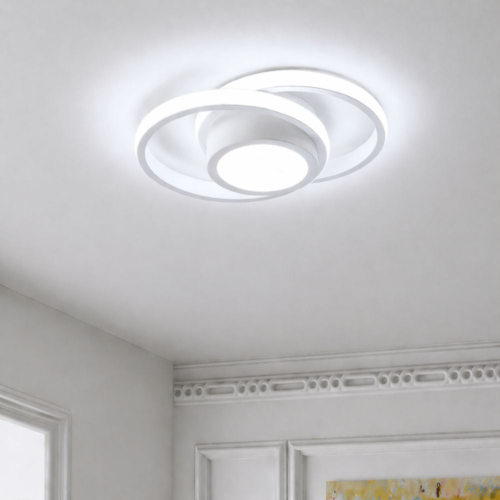 Nowoczesna Lampa sufitowa LED w kształcie kwadratu i koła