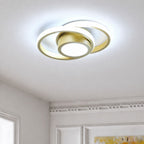 Nowoczesna Lampa sufitowa LED w kształcie kwadratu i koła