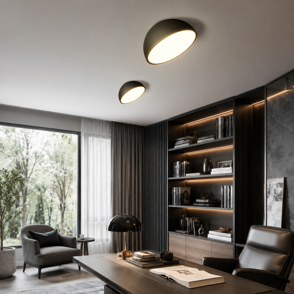Nowoczesna lampa sufitowa led typu flush mount