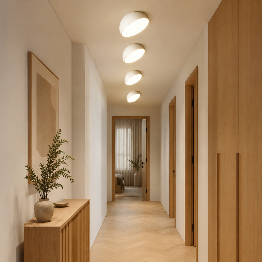 Nowoczesna lampa sufitowa led typu flush mount