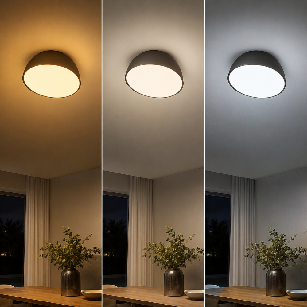Nowoczesna lampa sufitowa led typu flush mount