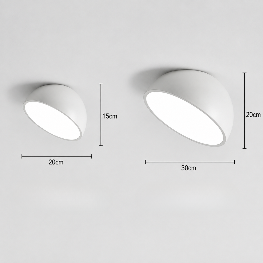 Nowoczesna lampa sufitowa led typu flush mount
