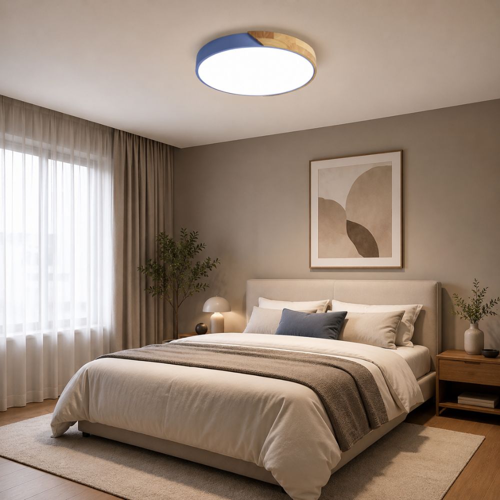 Ultracienka nowoczesna lampa sufitowa LED