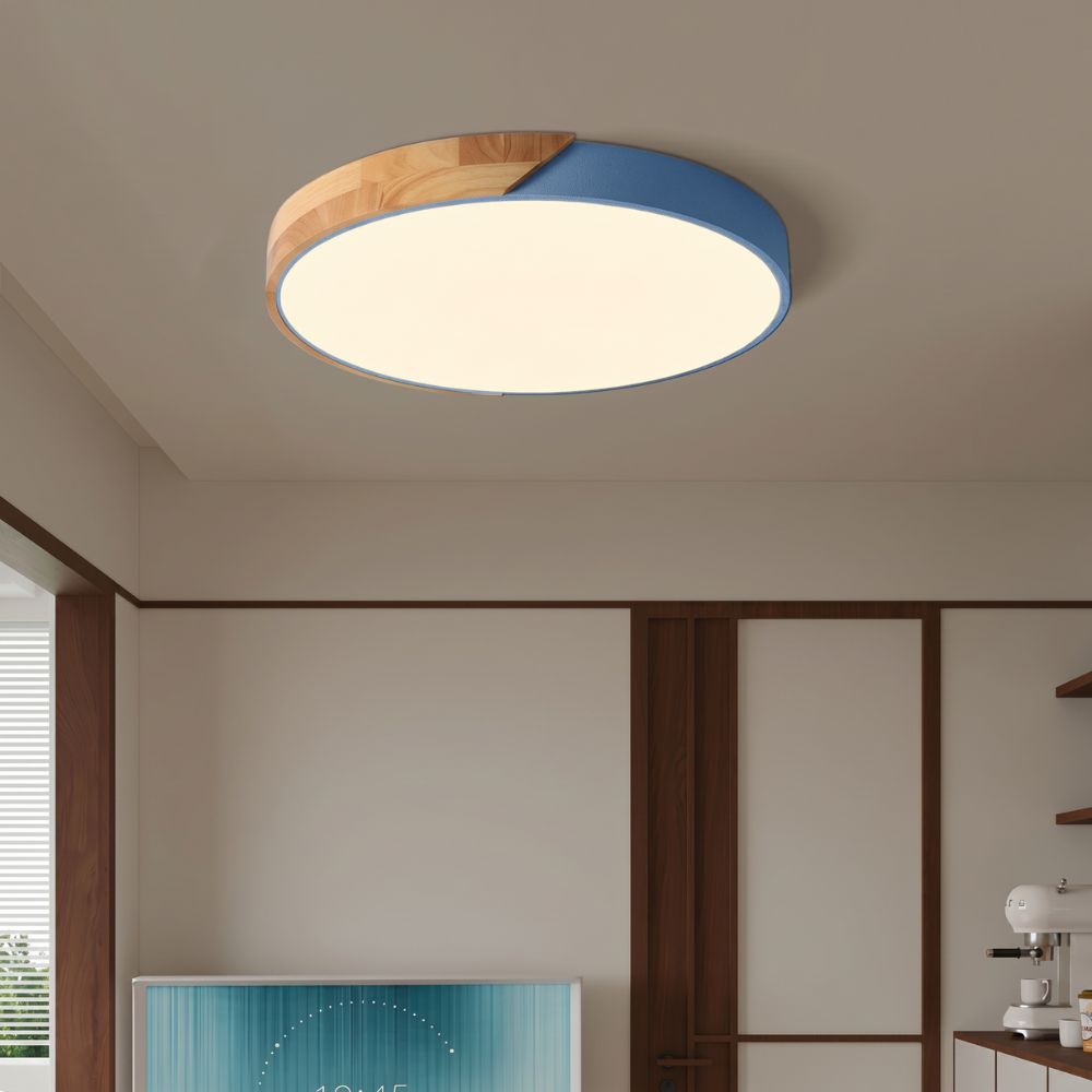 Ultracienka nowoczesna lampa sufitowa LED