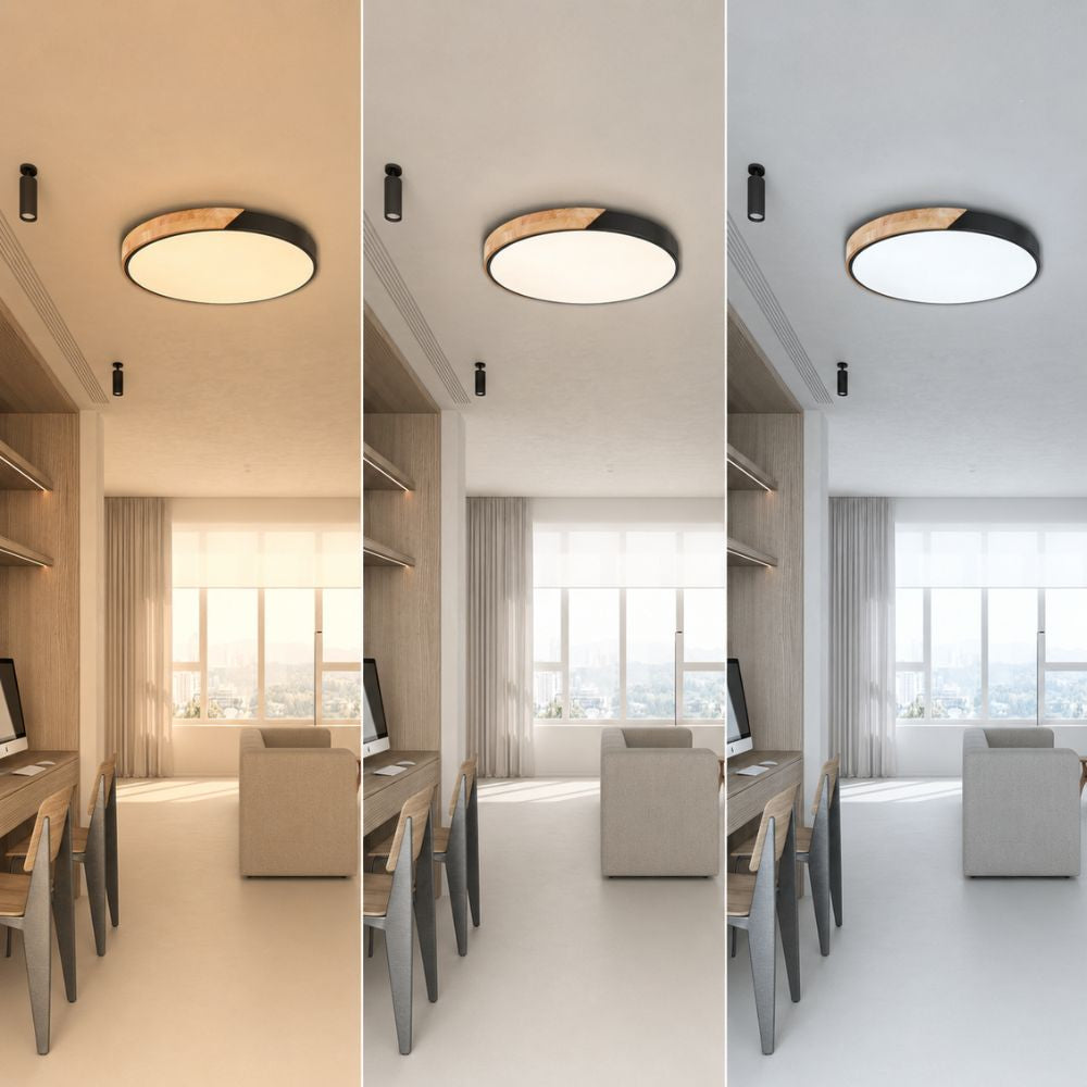 Ultracienka nowoczesna lampa sufitowa LED