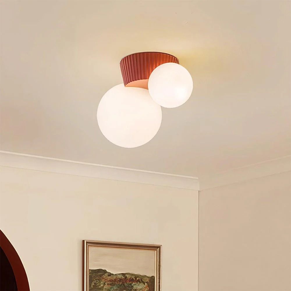 Nowoczesna lampa sufitowa – Oprawa LED z żywicy
