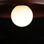 Nowoczesna lampa sufitowa – Drewniana lampa LED