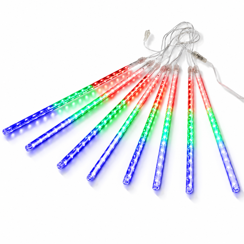 Livodom lampki LED deszcz meteorów – 8 tub świetlnych
