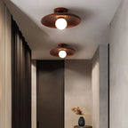 Nowoczesna lampa sufitowa – Drewniana lampa LED