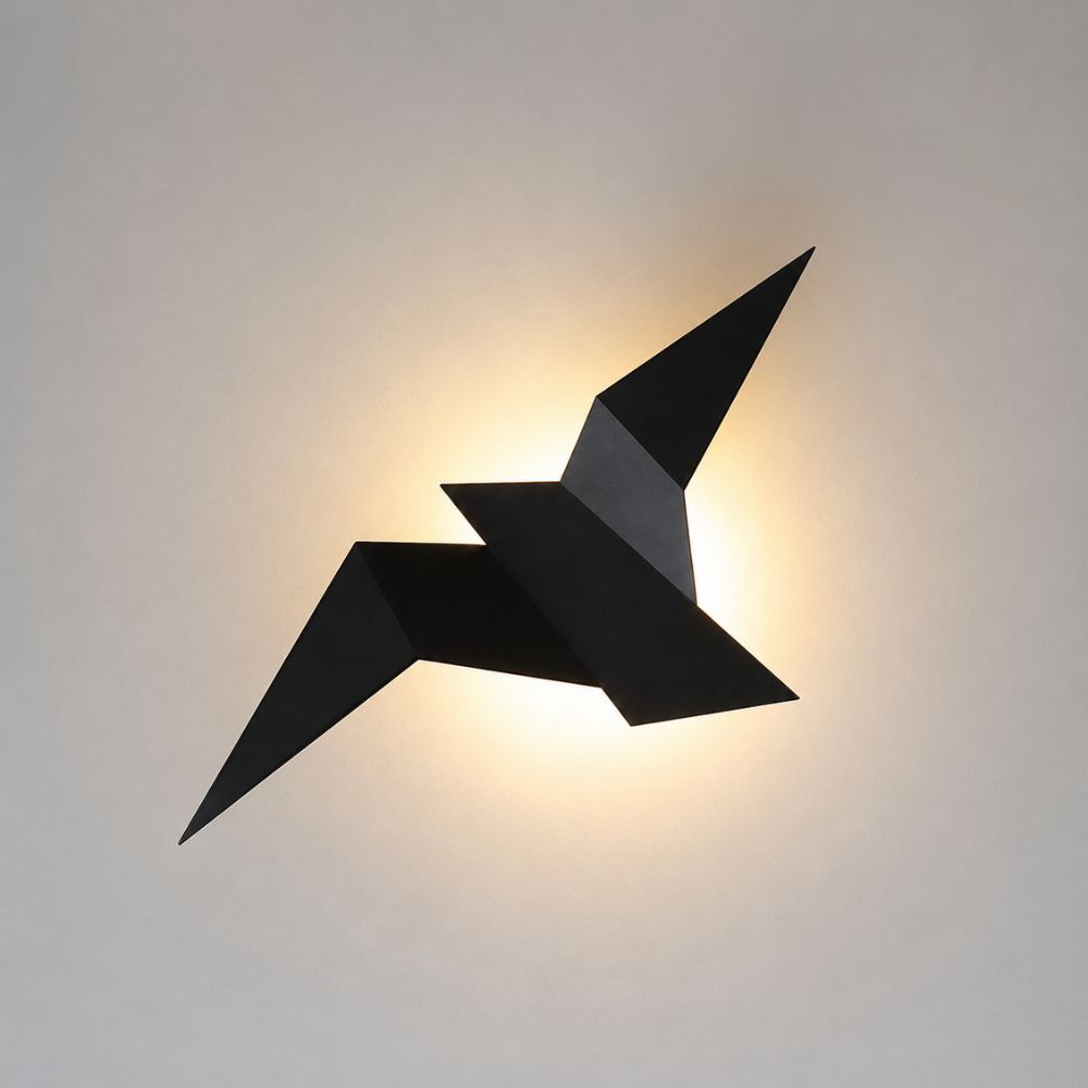 Lampa ścienna w kształcie ptaka z nastrojowym światłem