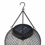 Wisząca zewnętrzna latarnia solarna LED