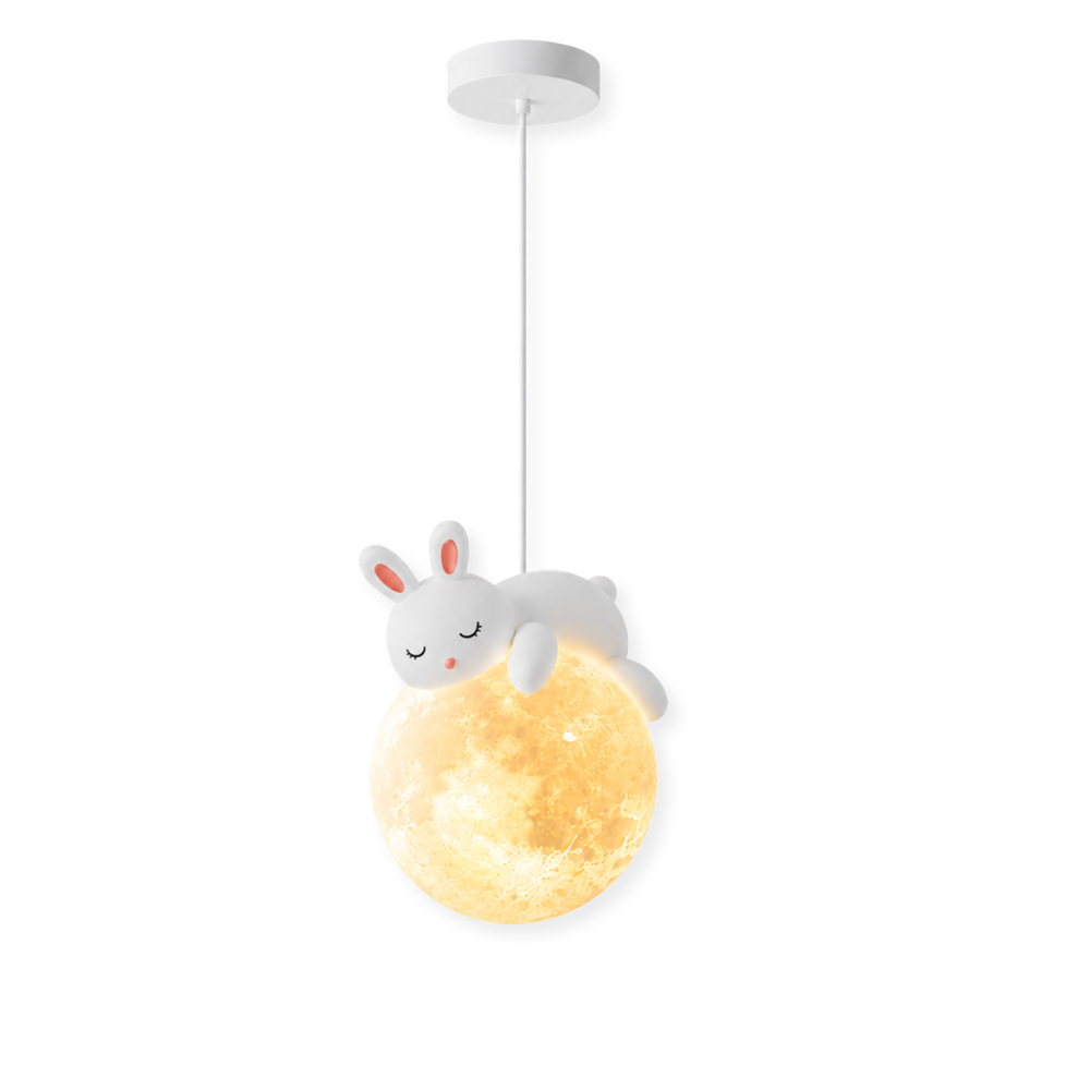 Fantazyjna przytulna lampa wisząca z podświetleniem
