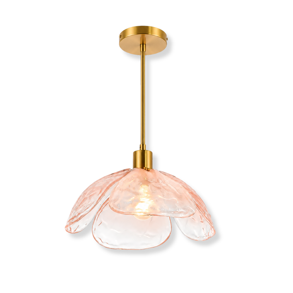 Artystyczna przytulna lampa wisząca w kształcie płatka