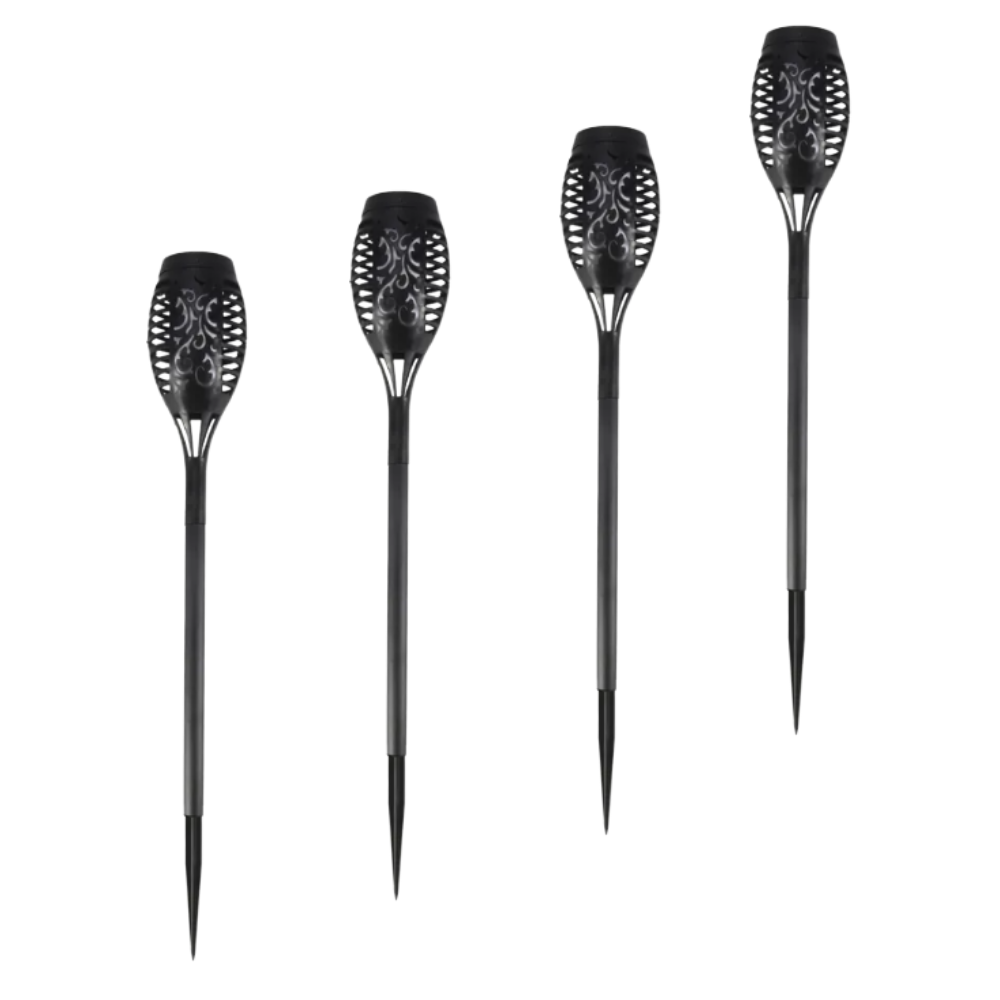 Lampa zewnętrzna LED Solar Flame Torch – wodoodporna lampa ogrodowa