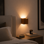 Klamka ścienna LED Nordic Wood Grain – naturalna faktura drewna