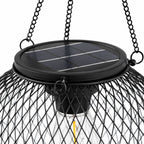 Wisząca zewnętrzna latarnia solarna LED