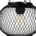 Wisząca zewnętrzna latarnia solarna LED