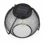 Wisząca zewnętrzna latarnia solarna LED