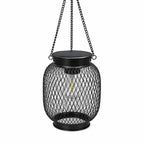 Wisząca zewnętrzna latarnia solarna LED