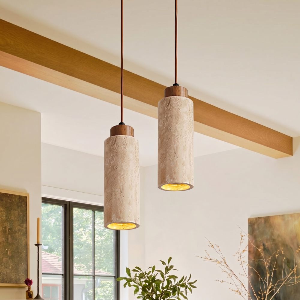 Lampa wisząca Heads z marmuru