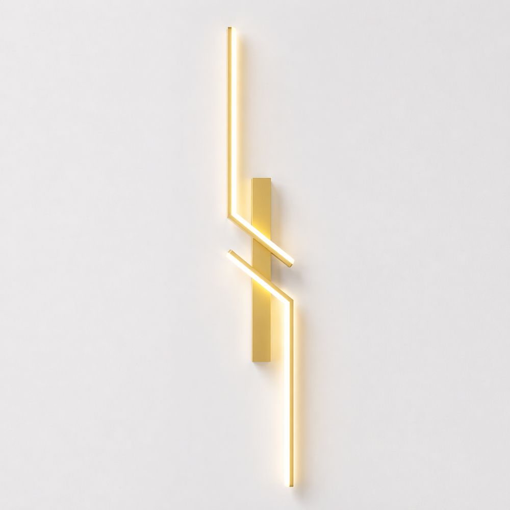 Nowoczesna geometryczna lampa ścienna LED