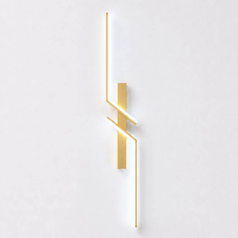 Nowoczesna geometryczna lampa ścienna LED