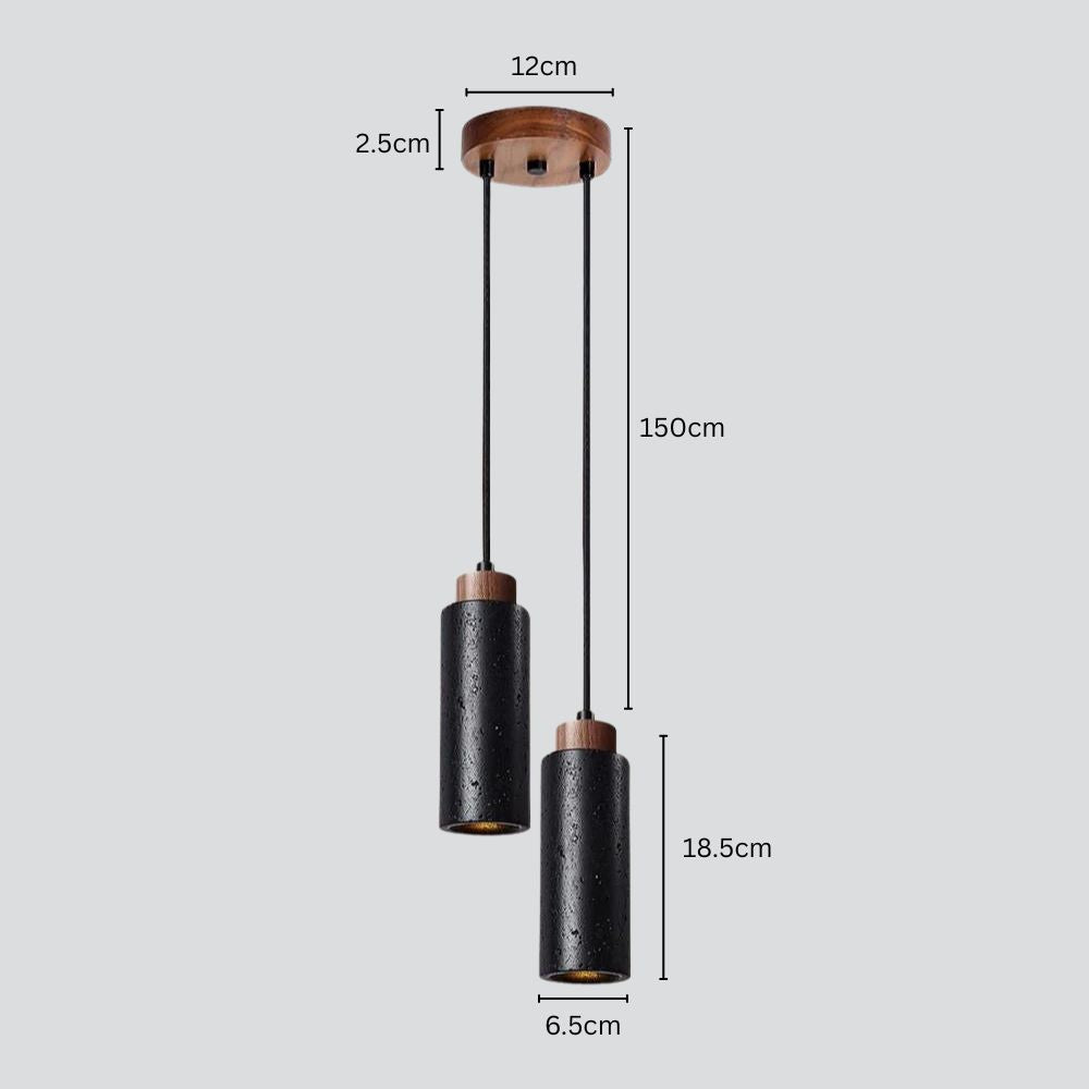 Lampa wisząca Heads z marmuru