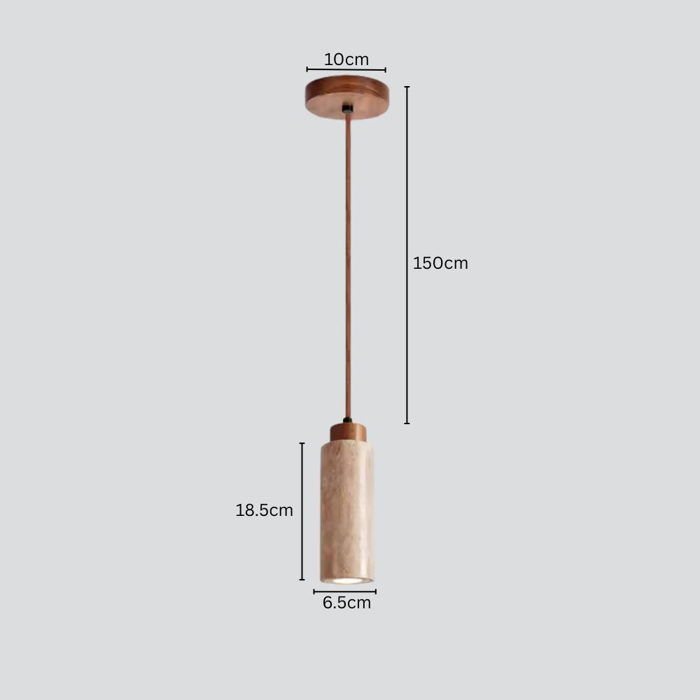 Lampa wisząca Heads z marmuru