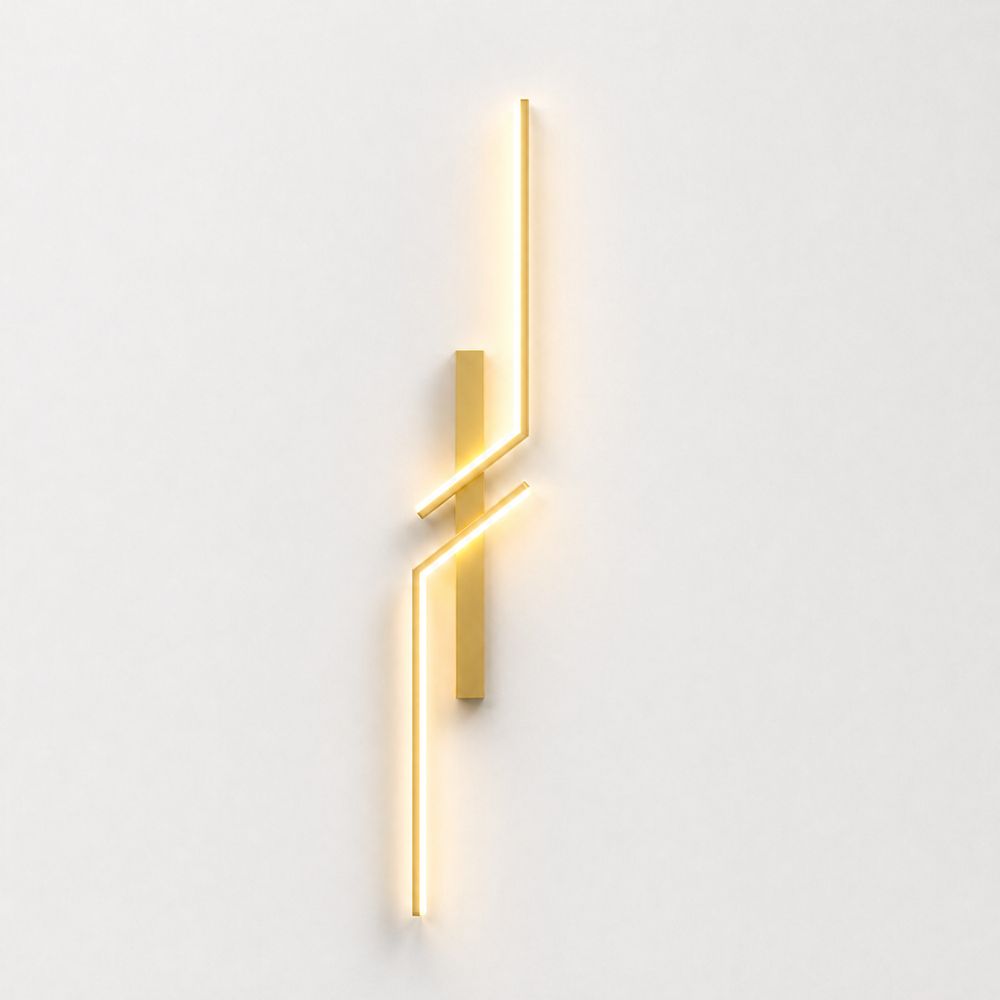 Nowoczesna geometryczna lampa ścienna LED