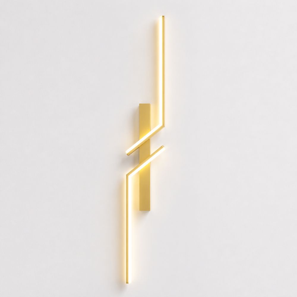 Nowoczesna geometryczna lampa ścienna LED