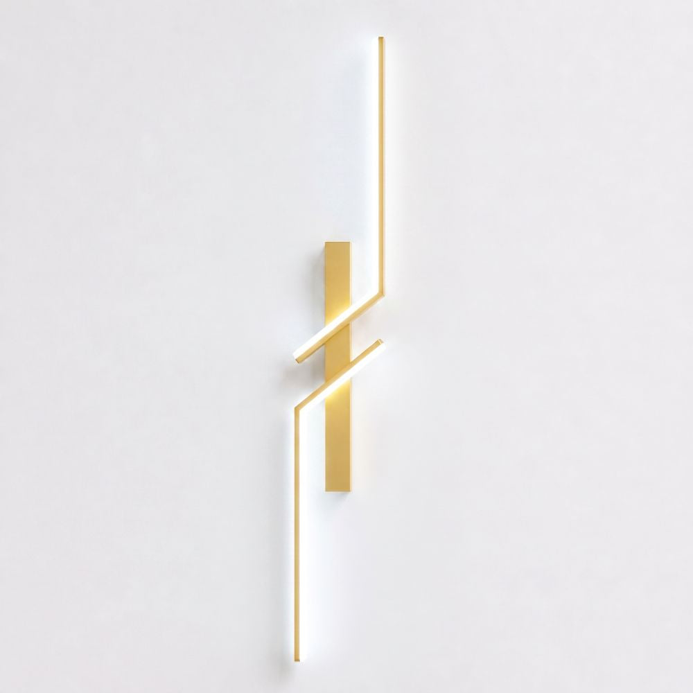 Nowoczesna geometryczna lampa ścienna LED