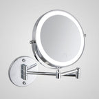 Lustro kosmetyczne z 3 kolorowymi lampami ściennymi LED