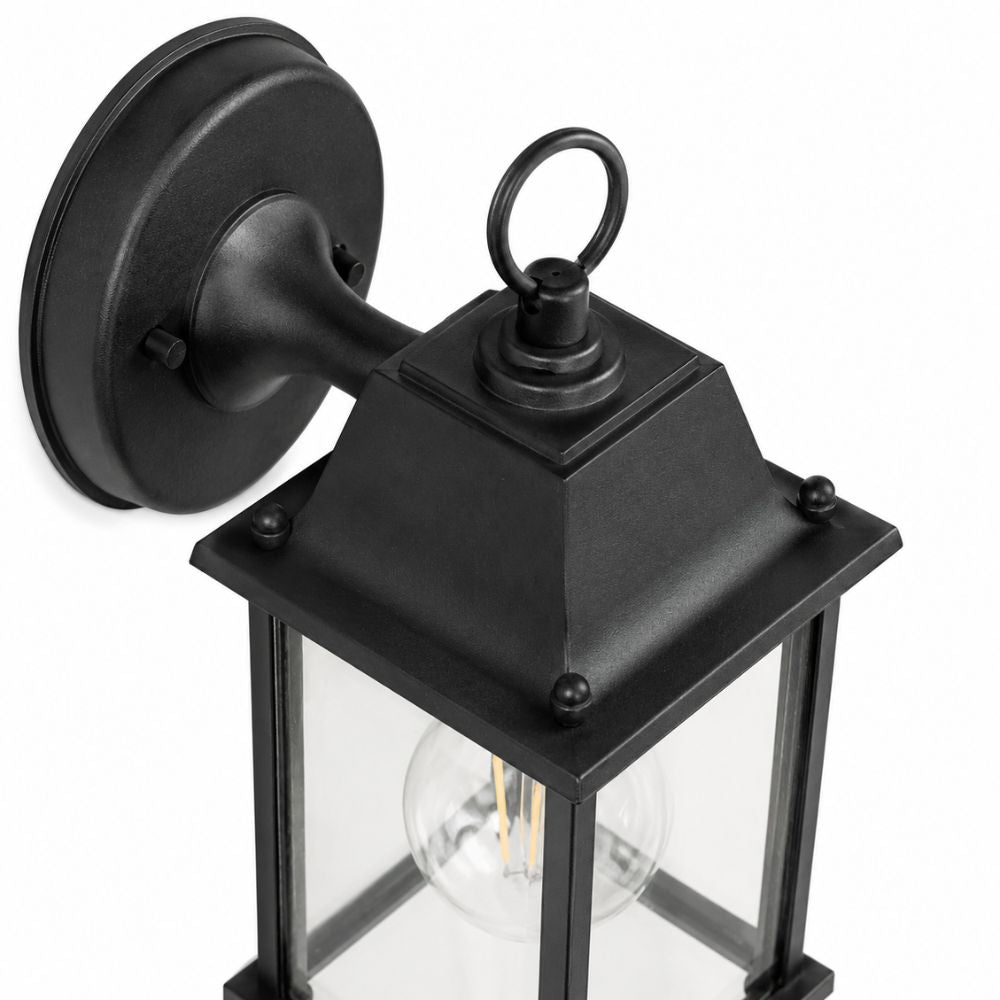 Retro wodoodporna zewnętrzna lampa ścienna
