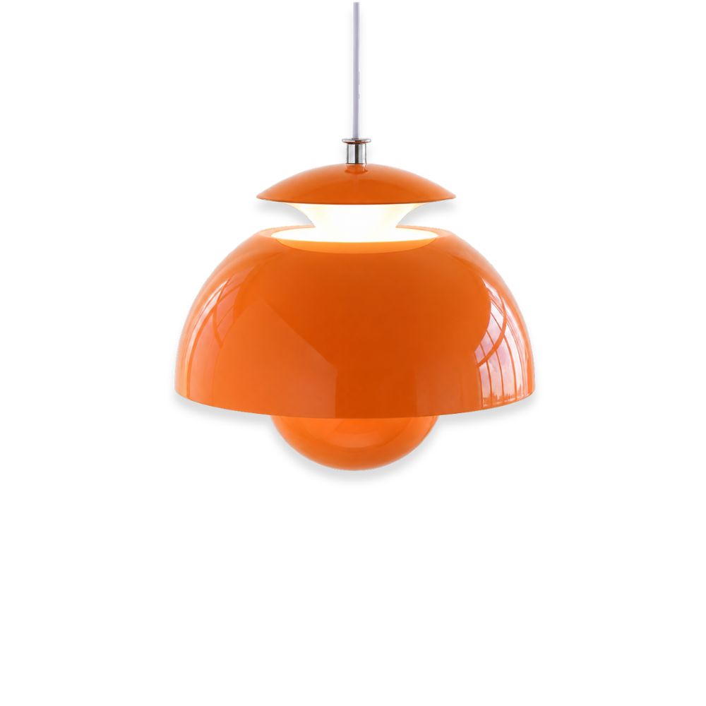 Regulowana lampa wisząca led z kopułą