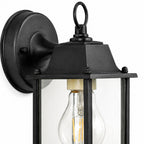 Retro wodoodporna zewnętrzna lampa ścienna