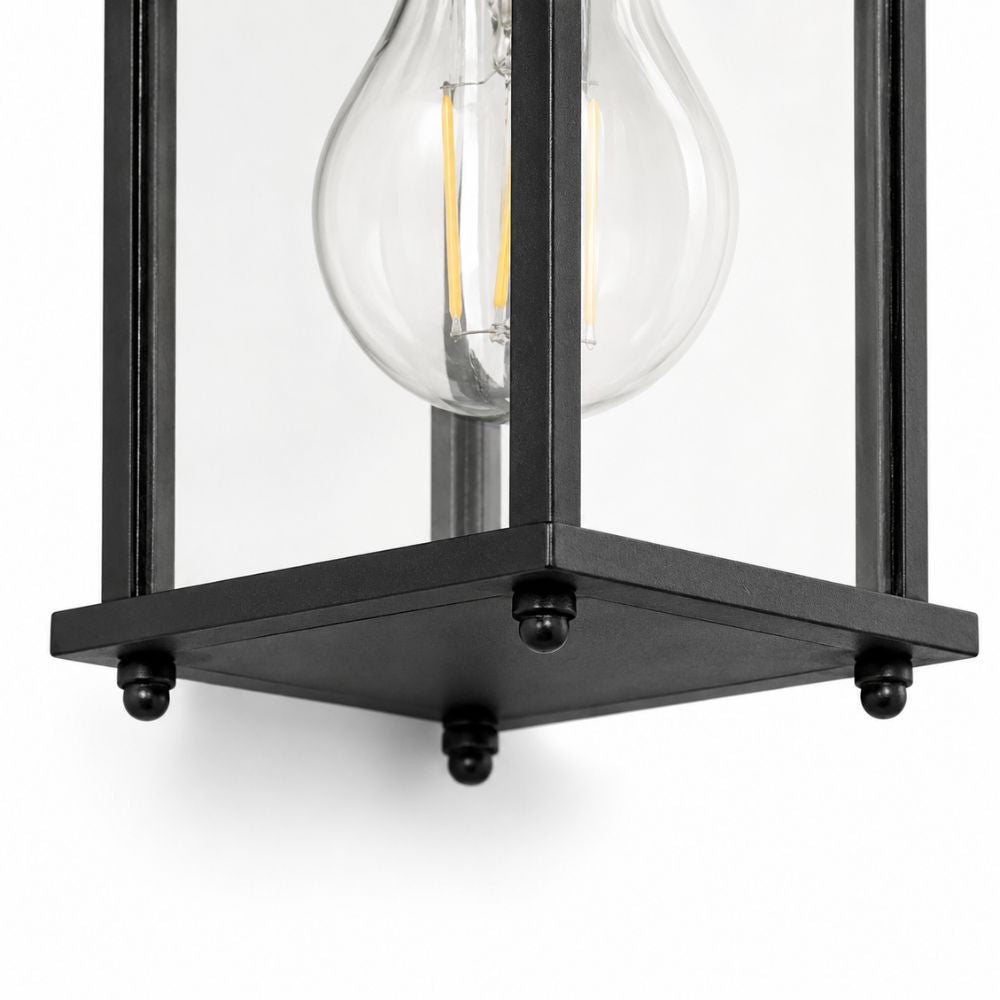 Retro wodoodporna zewnętrzna lampa ścienna