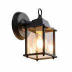 Retro wodoodporna zewnętrzna lampa ścienna