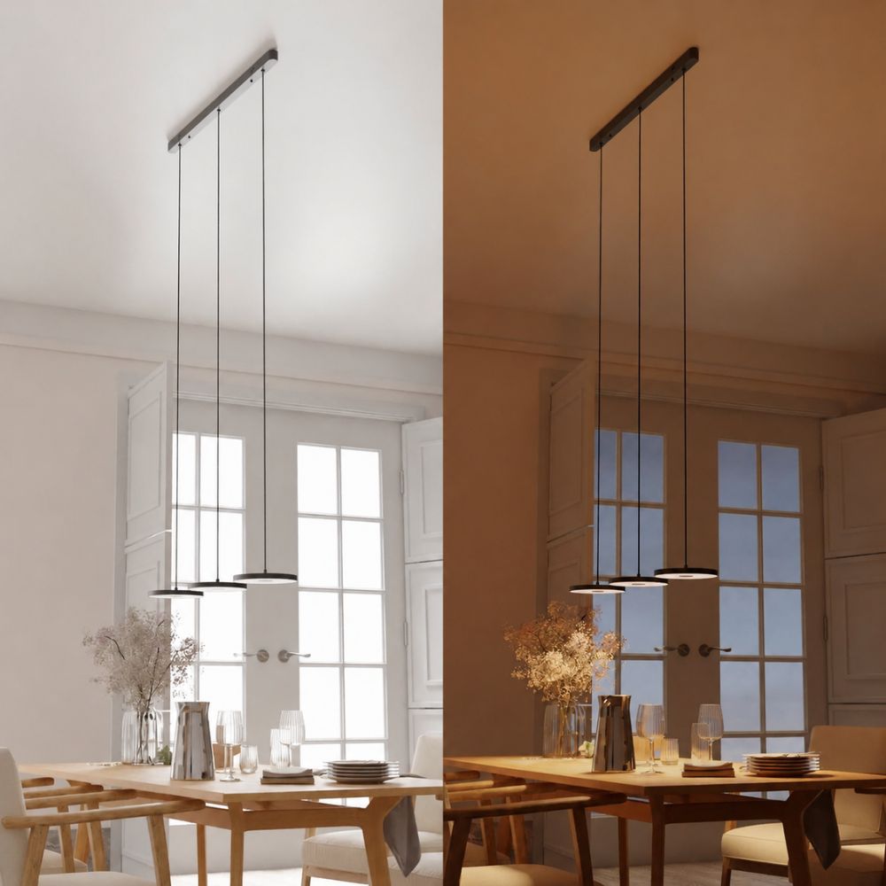 Nowoczesna liniowa lampa sufitowa led