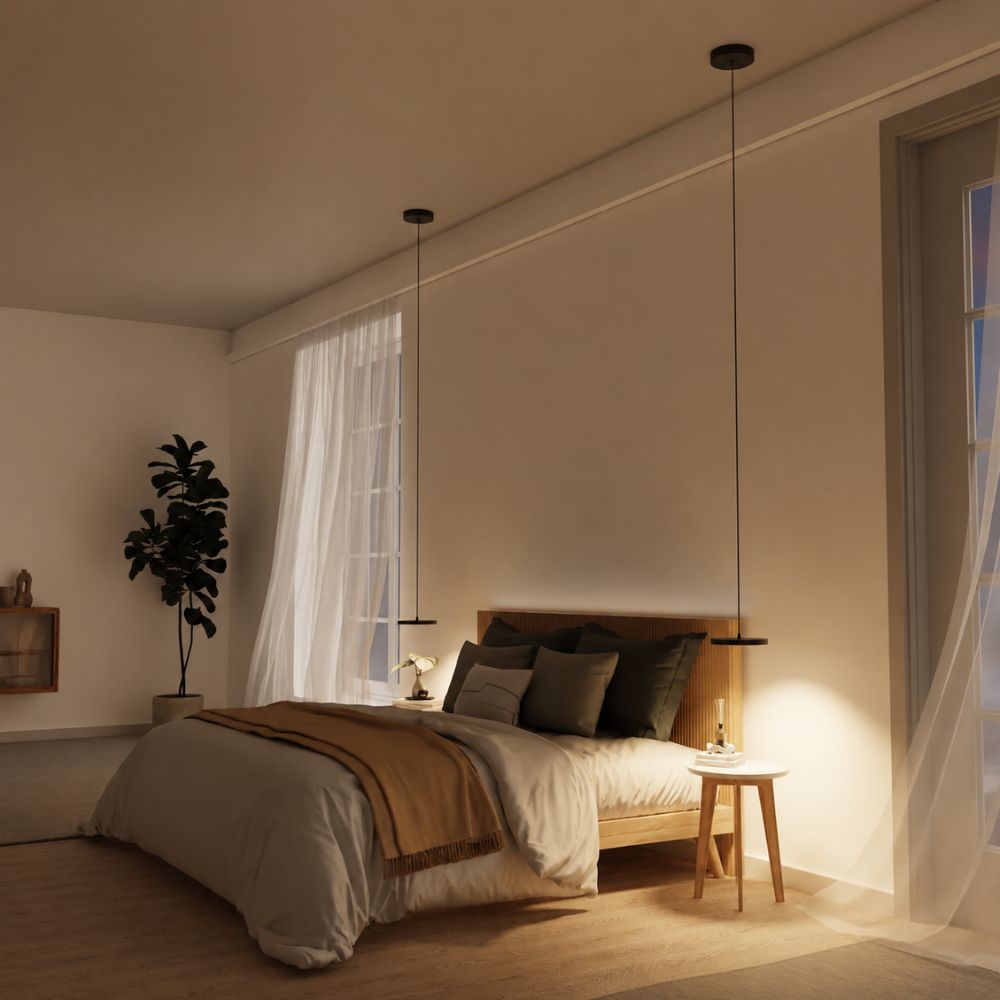 Nowoczesna liniowa lampa sufitowa led
