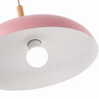 Nordycka lampa wisząca z drewnianym akcentem