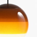 Gradientowa szklana lampa wisząca kula