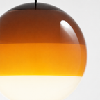 Gradientowa szklana lampa wisząca kula