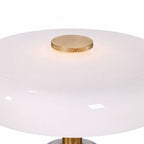 Opalinowa marmurowa lampa stołowa
