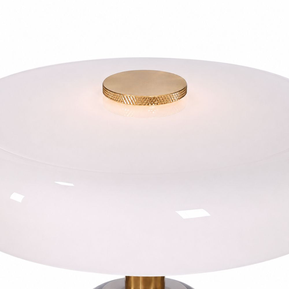 Opalinowa marmurowa lampa stołowa