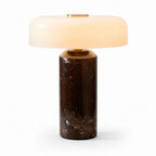 Opalinowa marmurowa lampa stołowa