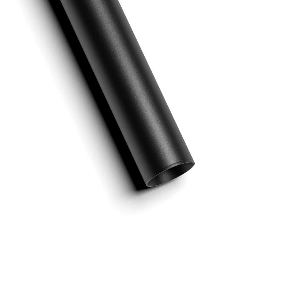 Nowoczesna czarna liniowa lampa wisząca cylindryczna