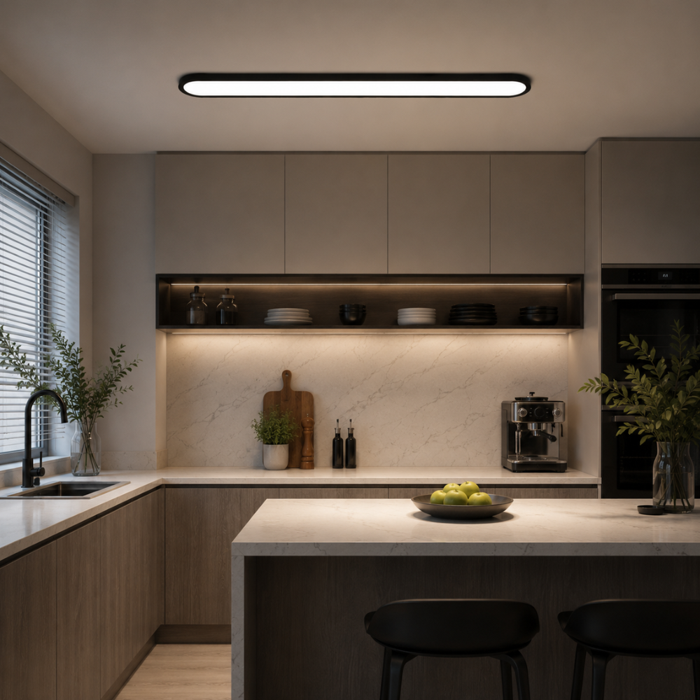 Nowoczesna ultracienka lampa sufitowa LED – elegancka i smukła