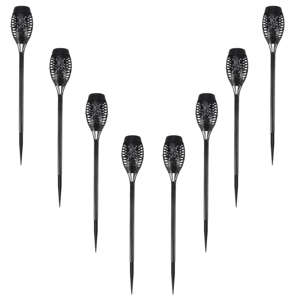 Lampa zewnętrzna LED Solar Flame Torch – wodoodporna lampa ogrodowa