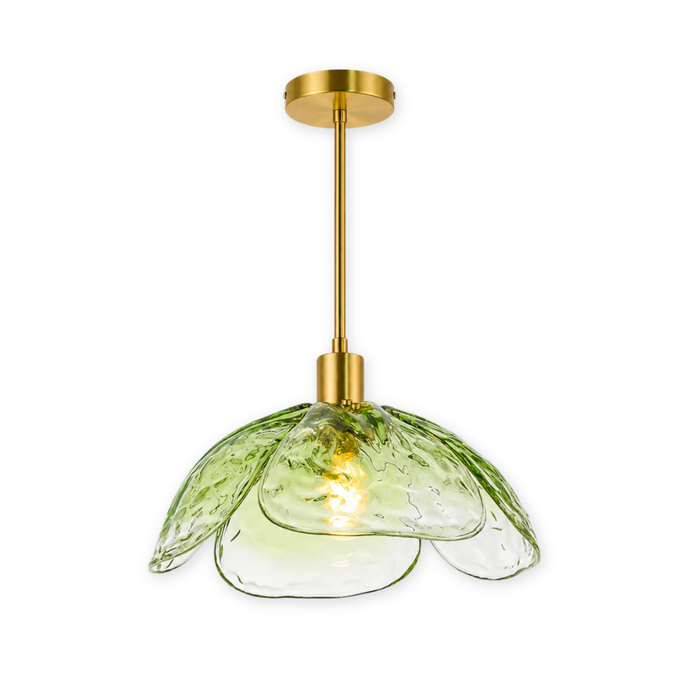 Artystyczna przytulna lampa wisząca w kształcie płatka