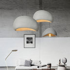 Lampa sufitowa Wabi Sabi z włókna szklanego, styl nordycki